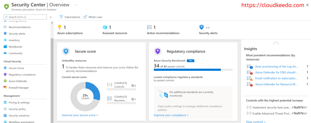 Azure Security Center Overview