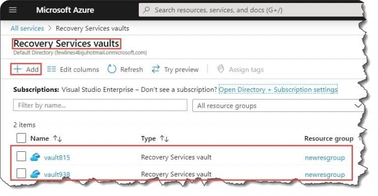 How-to-create-Recovery-services-vaults-in-Azure