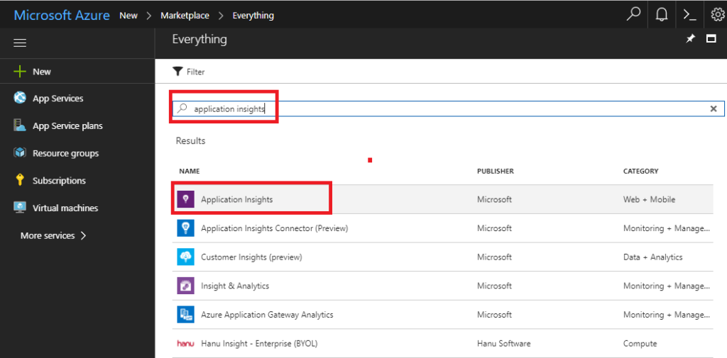 How to Create Azure Application Insights